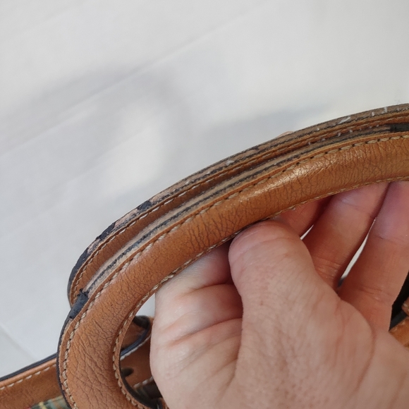 Vintage Fossil Straw Raffia Tote - Picture 4 of 10